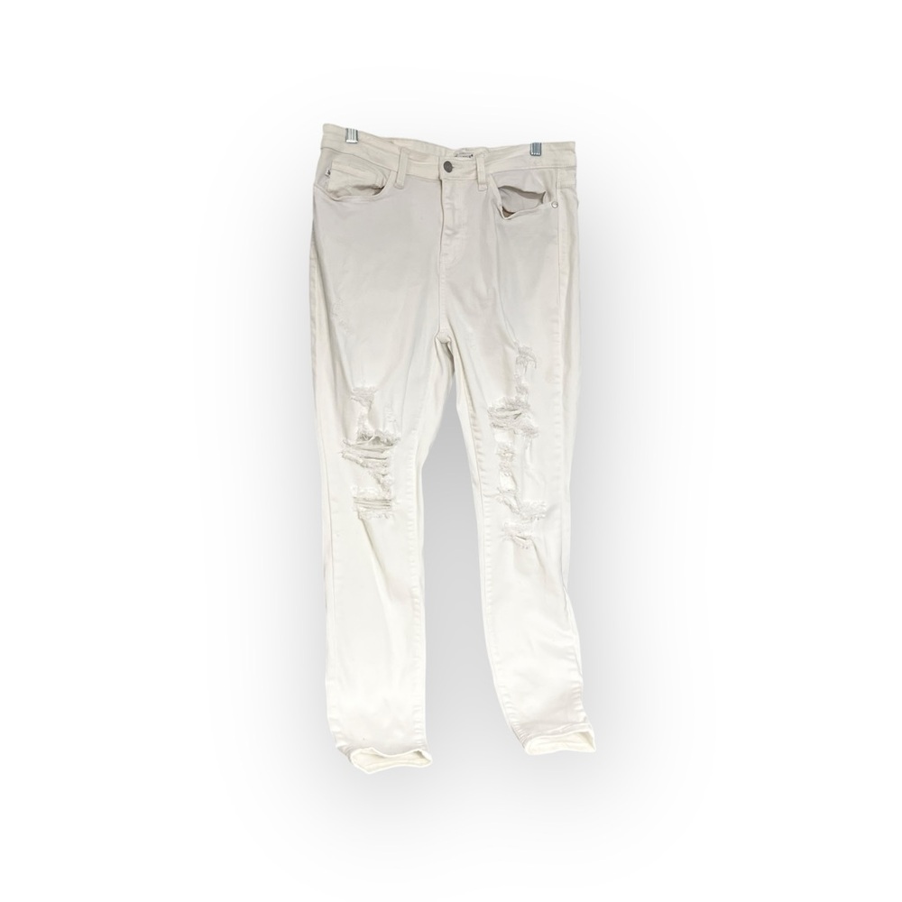 Judy Blue White Straight Leg Jeans sz 13